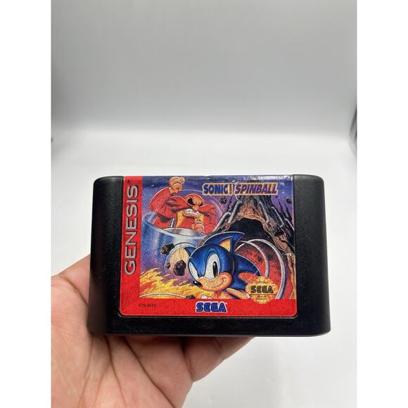 Sonic The Hedgehog Spinball SEGA Genesis Game Catridge Only - Picture 1 of 4
